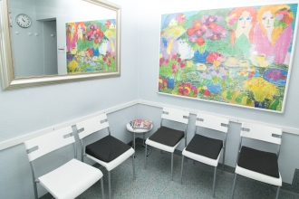 In unserem Wartezimmer